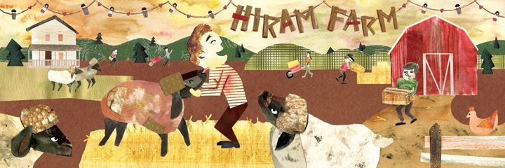 Angelia's illustration of Hiram Farm
