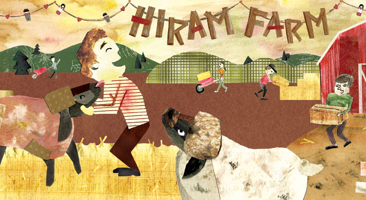 Angelia's illustration of Hiram Farm