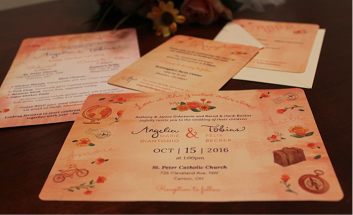 Angelia's Wedding Invitation