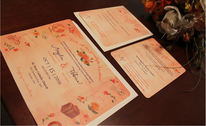 Angelia's wedding Invitation